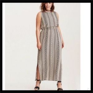BRAND NEW W TAGS TORRID Maxi Dress Abstract Print